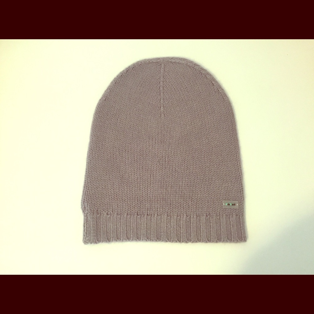 MINIMAINS Cashmere Beanie Hat, grey, Size 1-2Y.